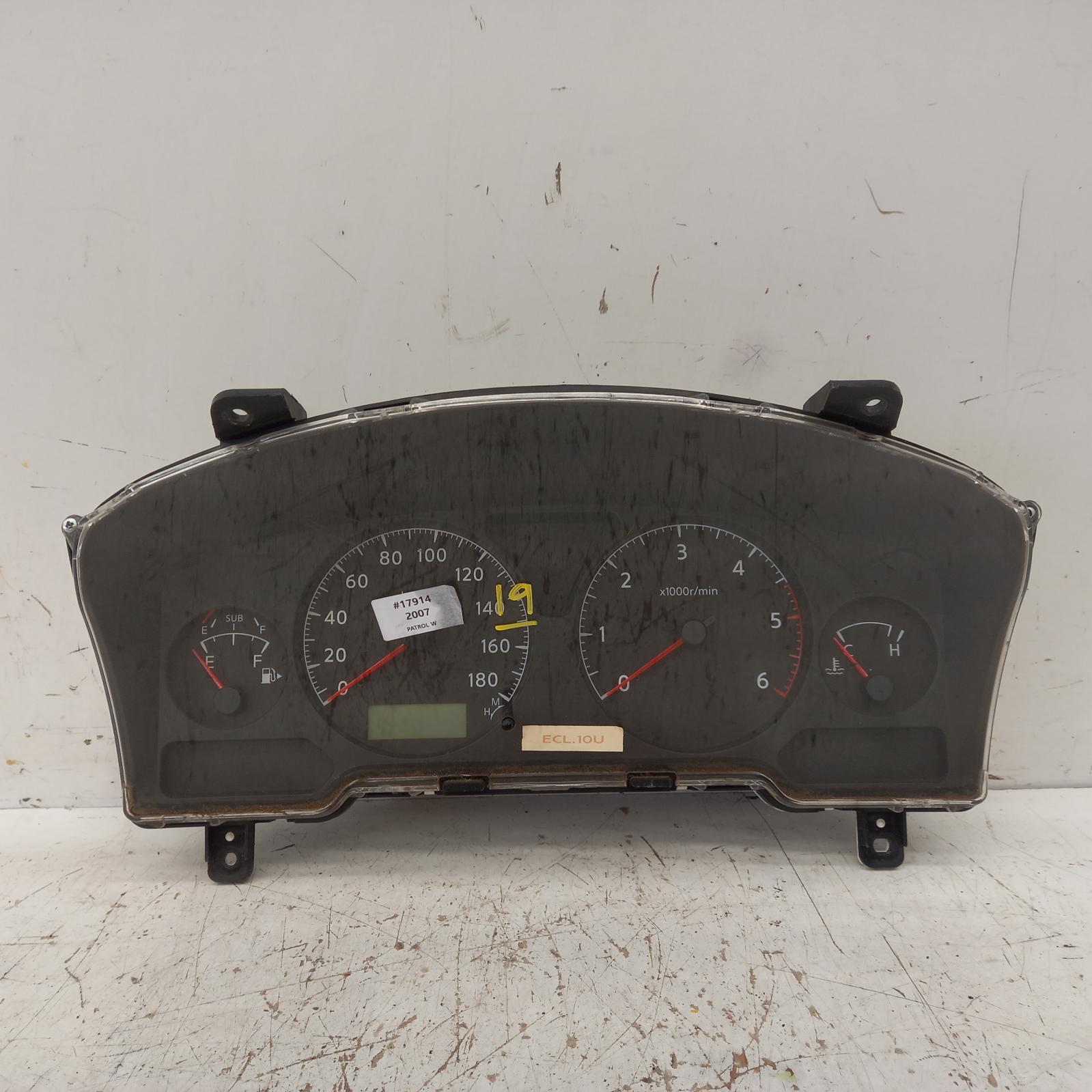 470583, Used instrument cluster for 2007 patrol diesel, 3.0, y61/gu