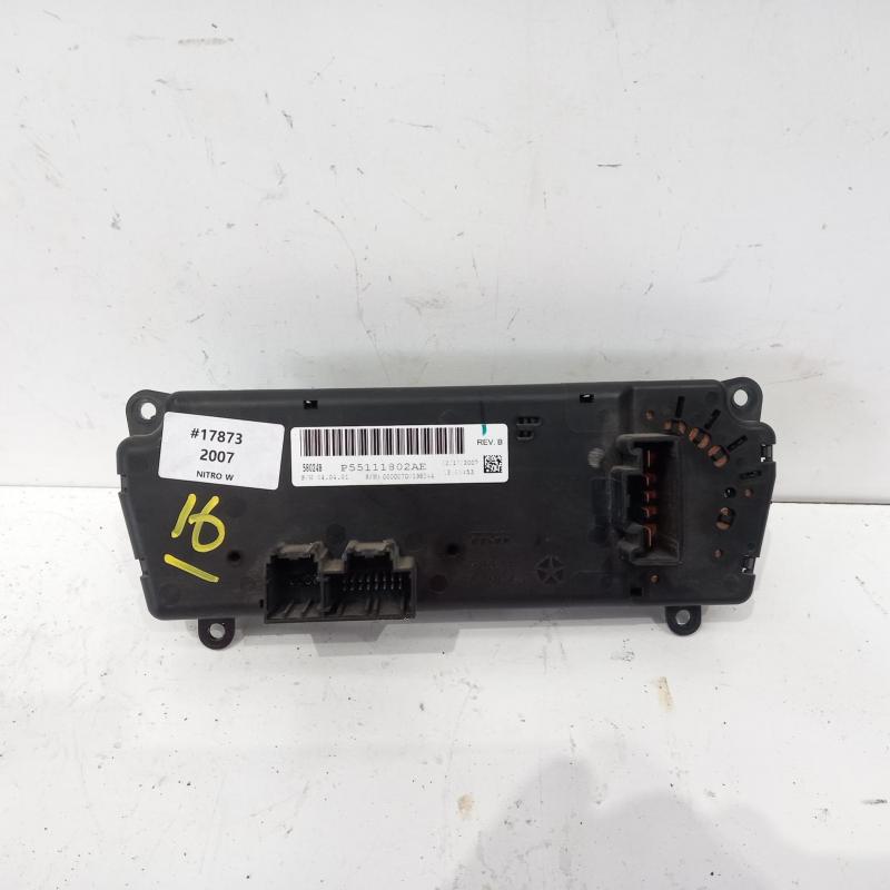 heater/aircon controls