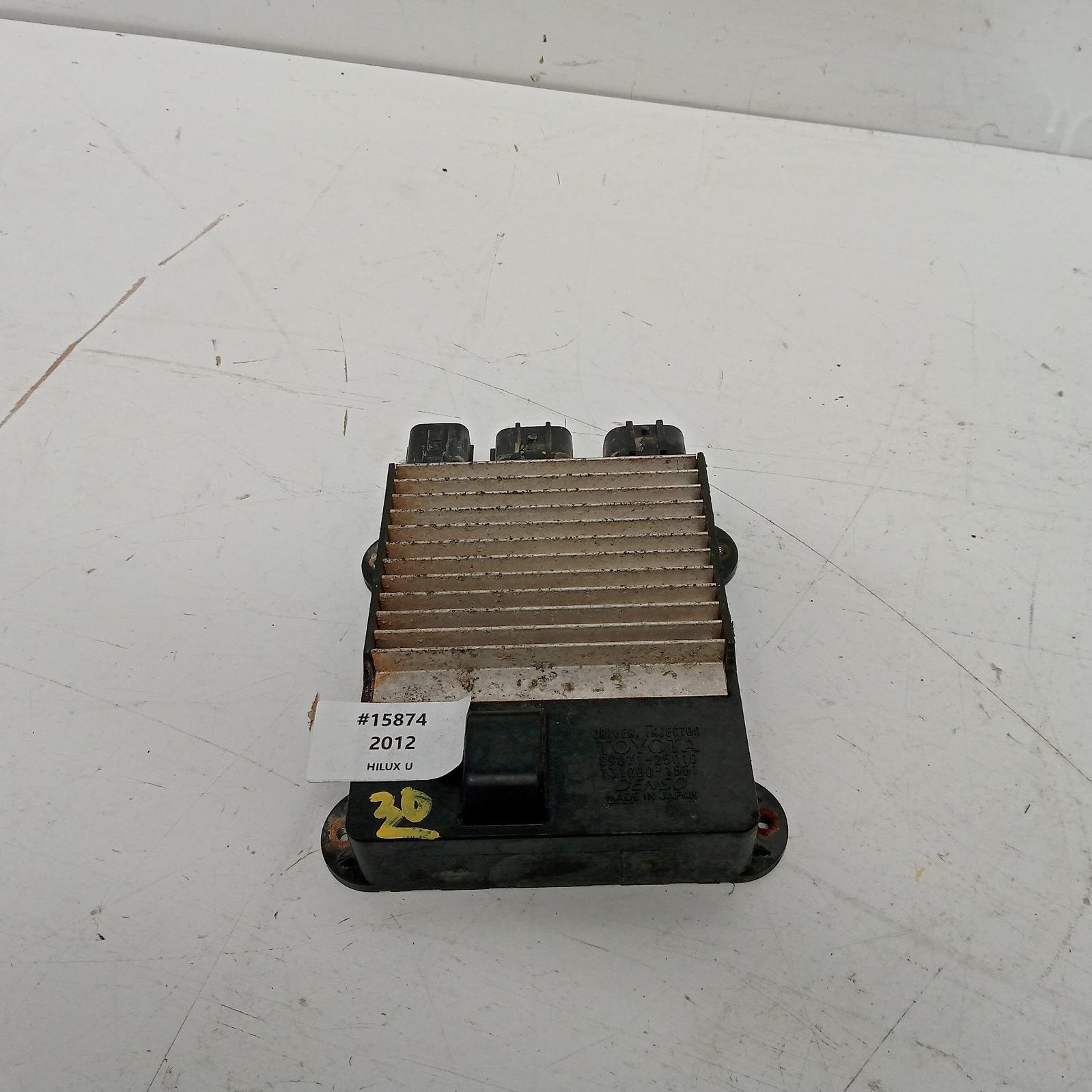 474336, Used ecu for 2012 hilux injector driver, p/n 8987125010, 02/