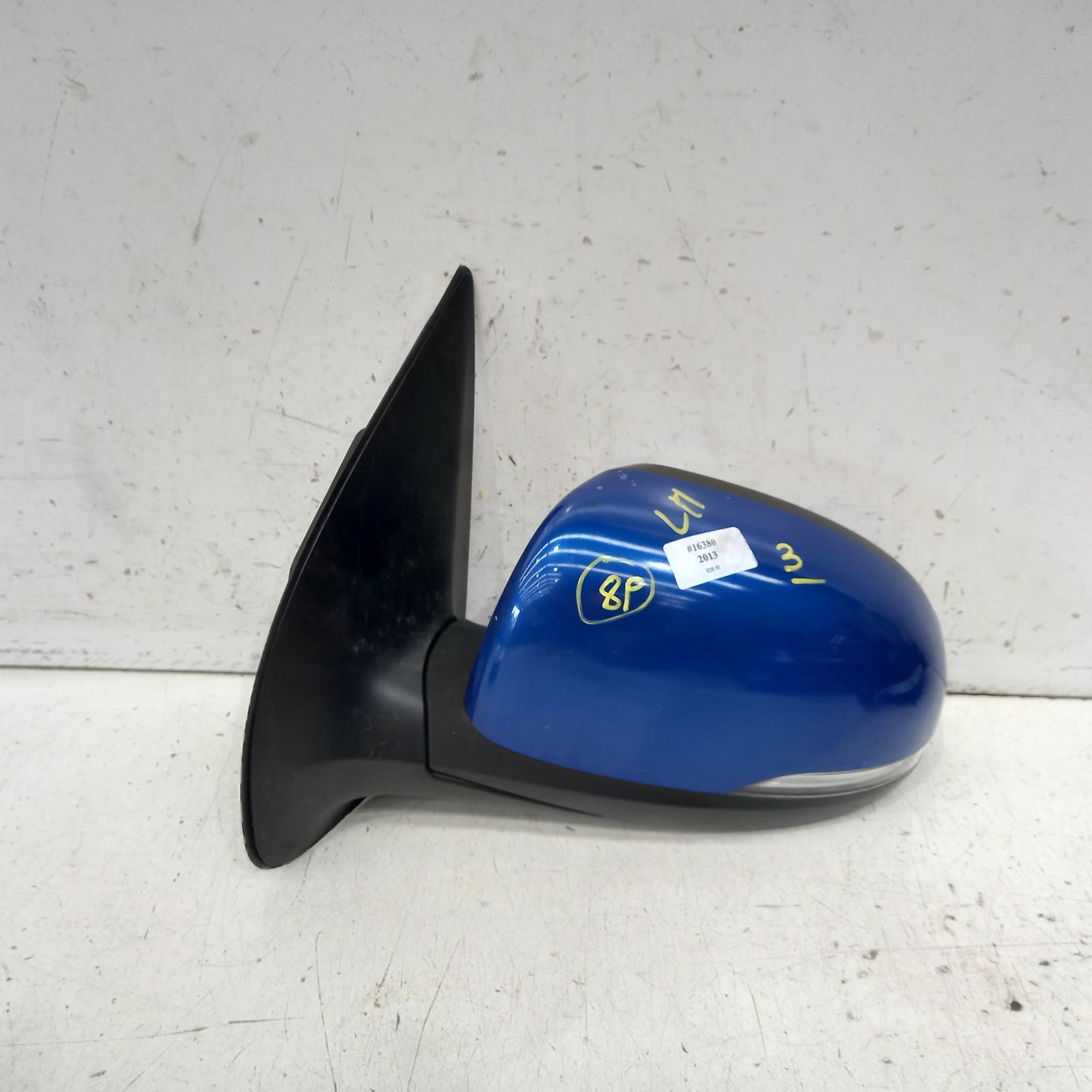 I20 Door Mirror Left 2012-2015 pb,power folding,w/ flasher type,03/12-12/15 00016380 #411445
