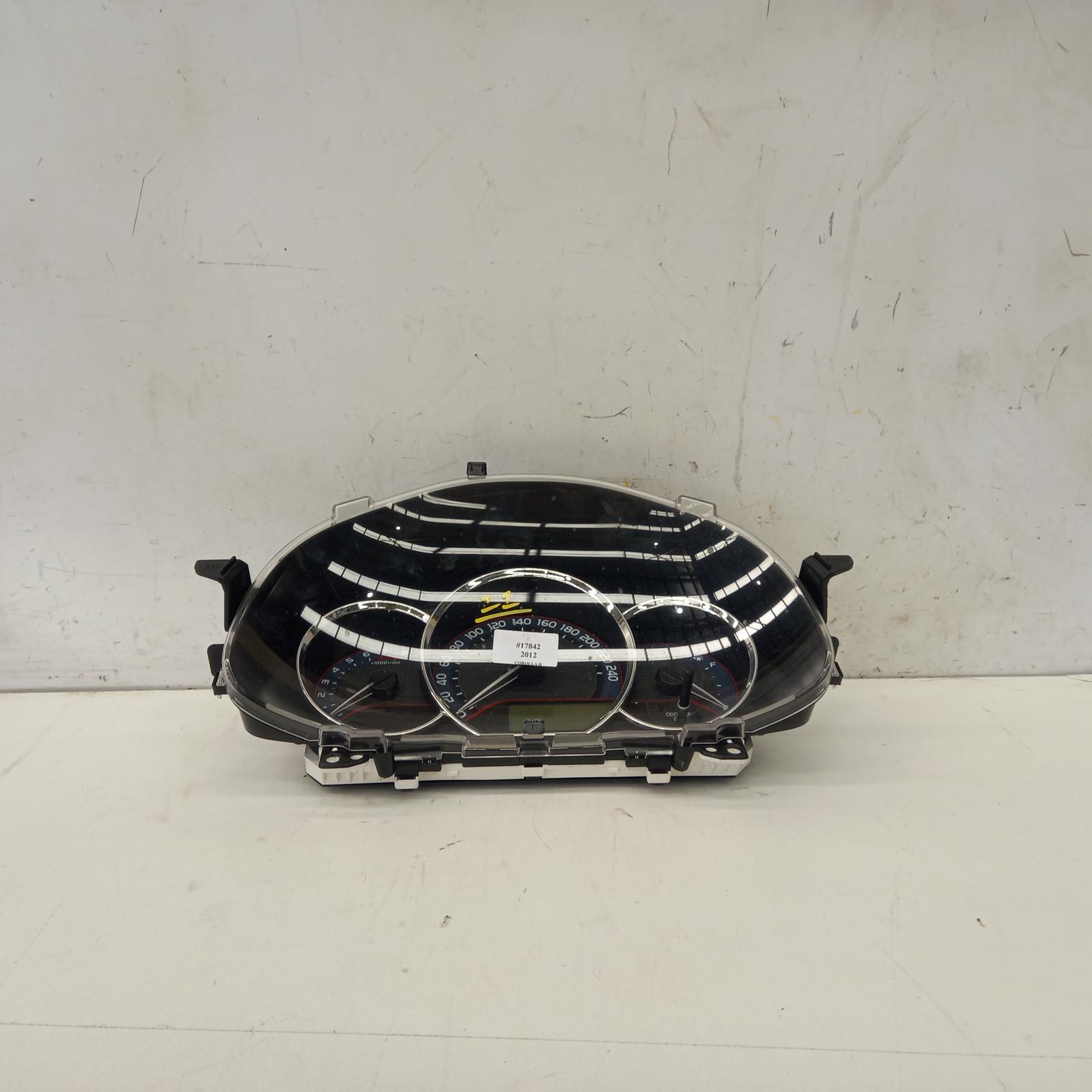 Corolla Instrument Cluster 2012-2015 1.8,2zr-fe,auto t/m,ascent,zre182r,hatch,10/12-05/15 00017842 #475389