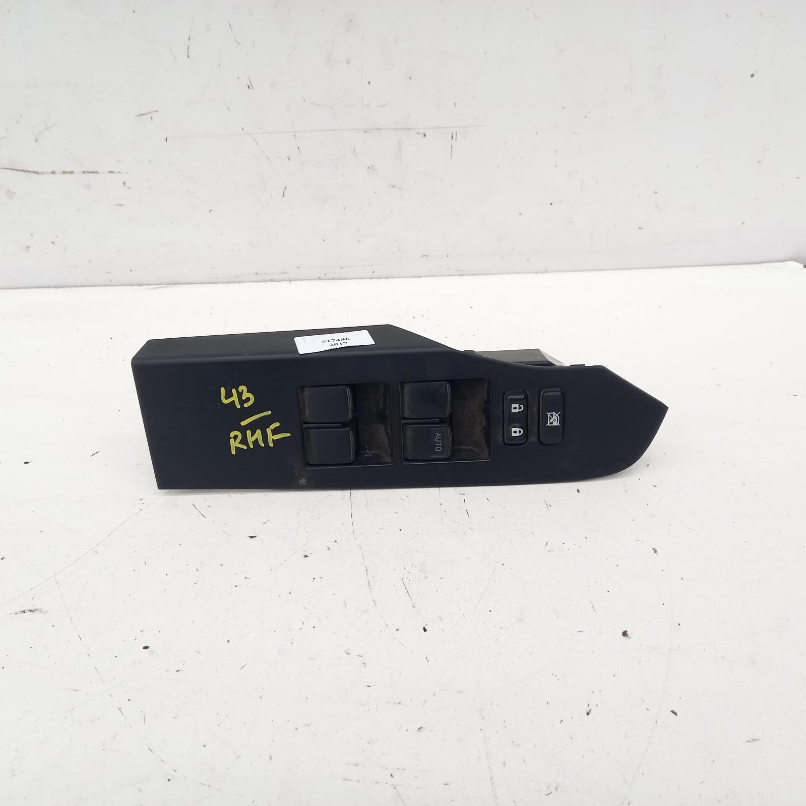 Corolla Power Door Window Switch 2015-2018 rh front (master switch),zre182r,hatch,standard,03/15-06/18 00017486 #481930