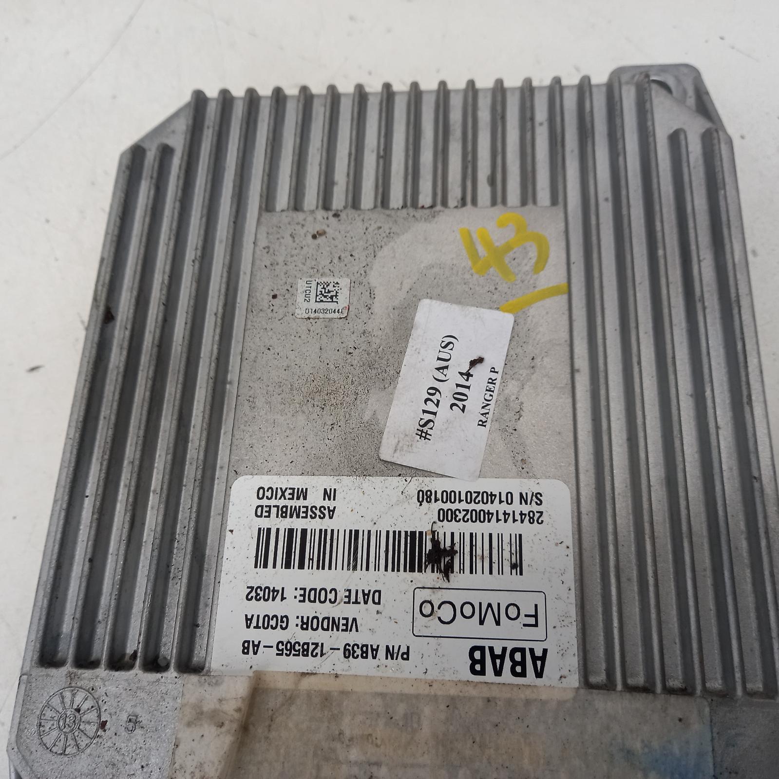 Ranger Ecu 2011-2022 transmission ecu,auto t/m,p/n ab3912b565ca/ab3912b565ab,px,06/11-04/22 s129 #482390