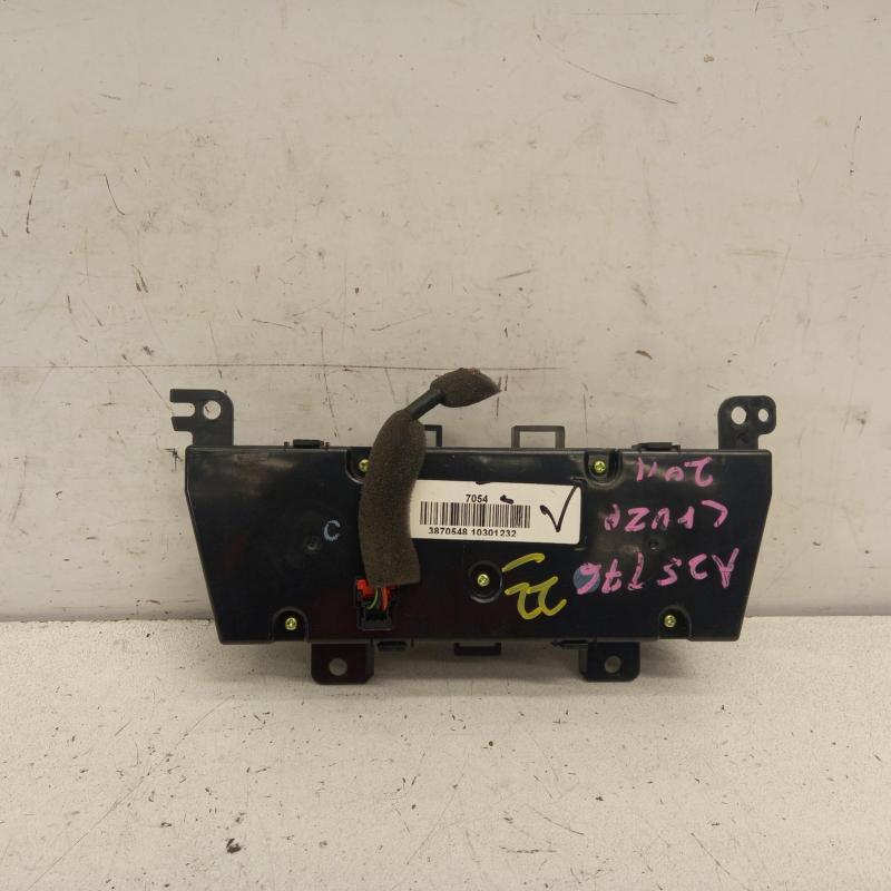 heater/aircon controls