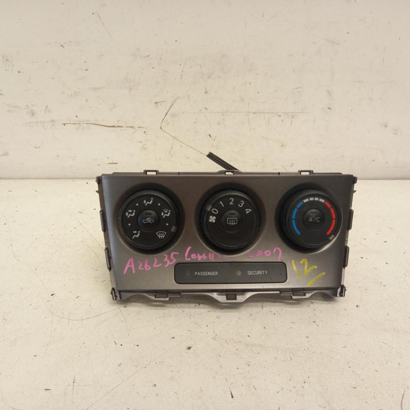 heater/aircon controls