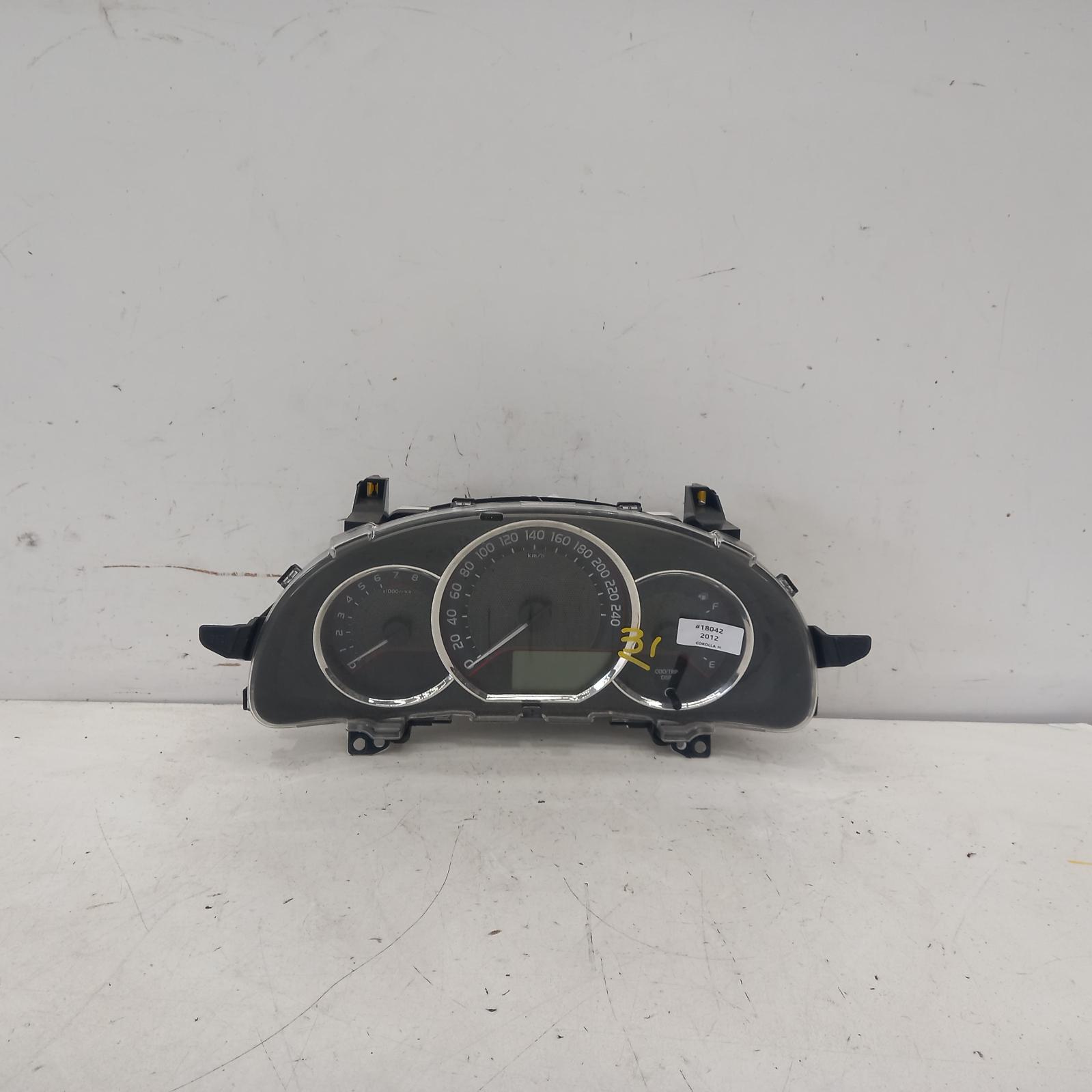 Corolla Instrument Cluster 2012-2015 1.8,2zr-fe,auto t/m,ascent,zre182r,hatch,10/12-05/15 00018042 #484594