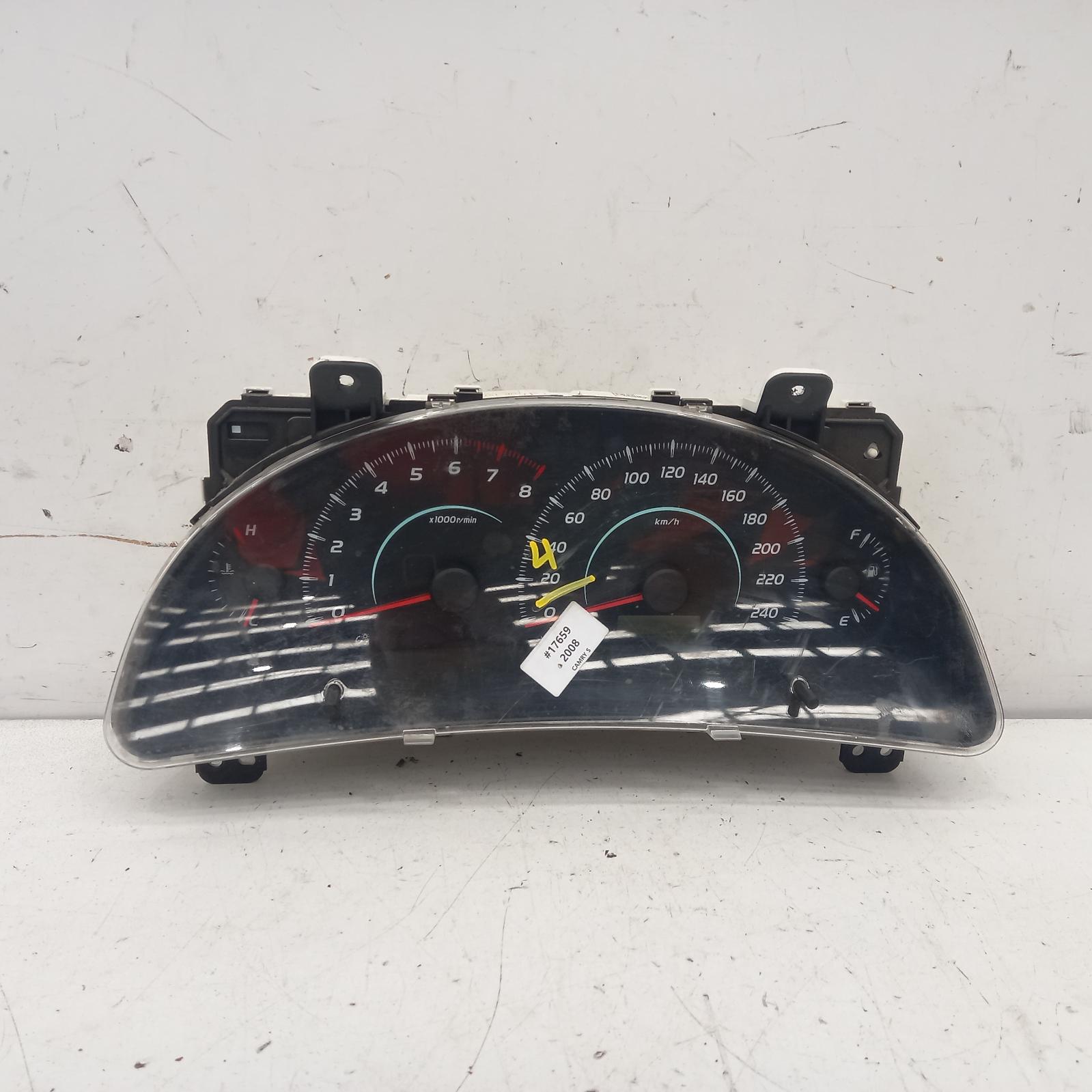 Camry Instrument Cluster 2006-2009 instrument cluster,altise,auto/manual t/m,acv40,06/06-06/09 00017659 #485928