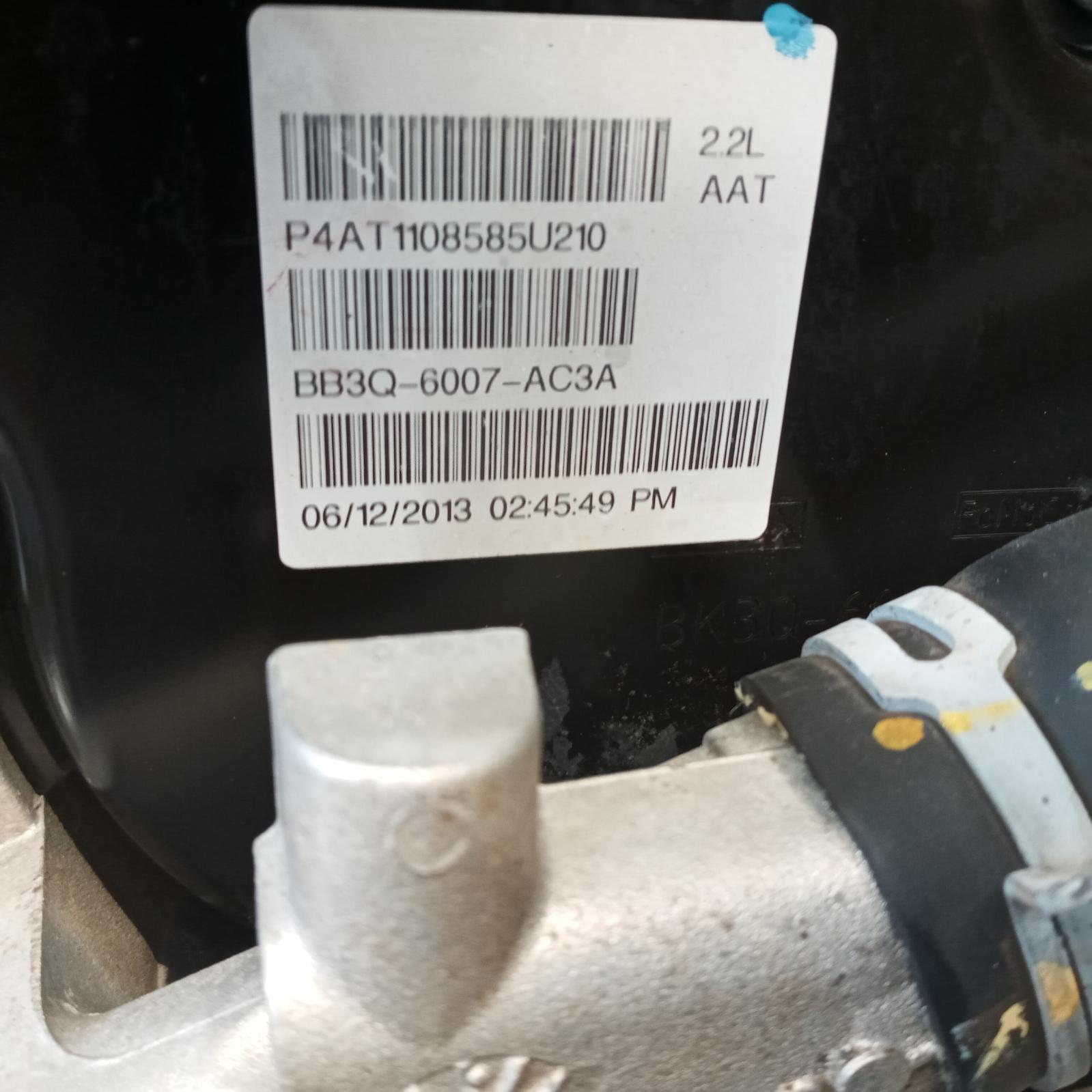 Ranger Engine 2011-2015 diesel,2.2,p4at,turbo,px series 1,06/11-06/15 00018180 #497557