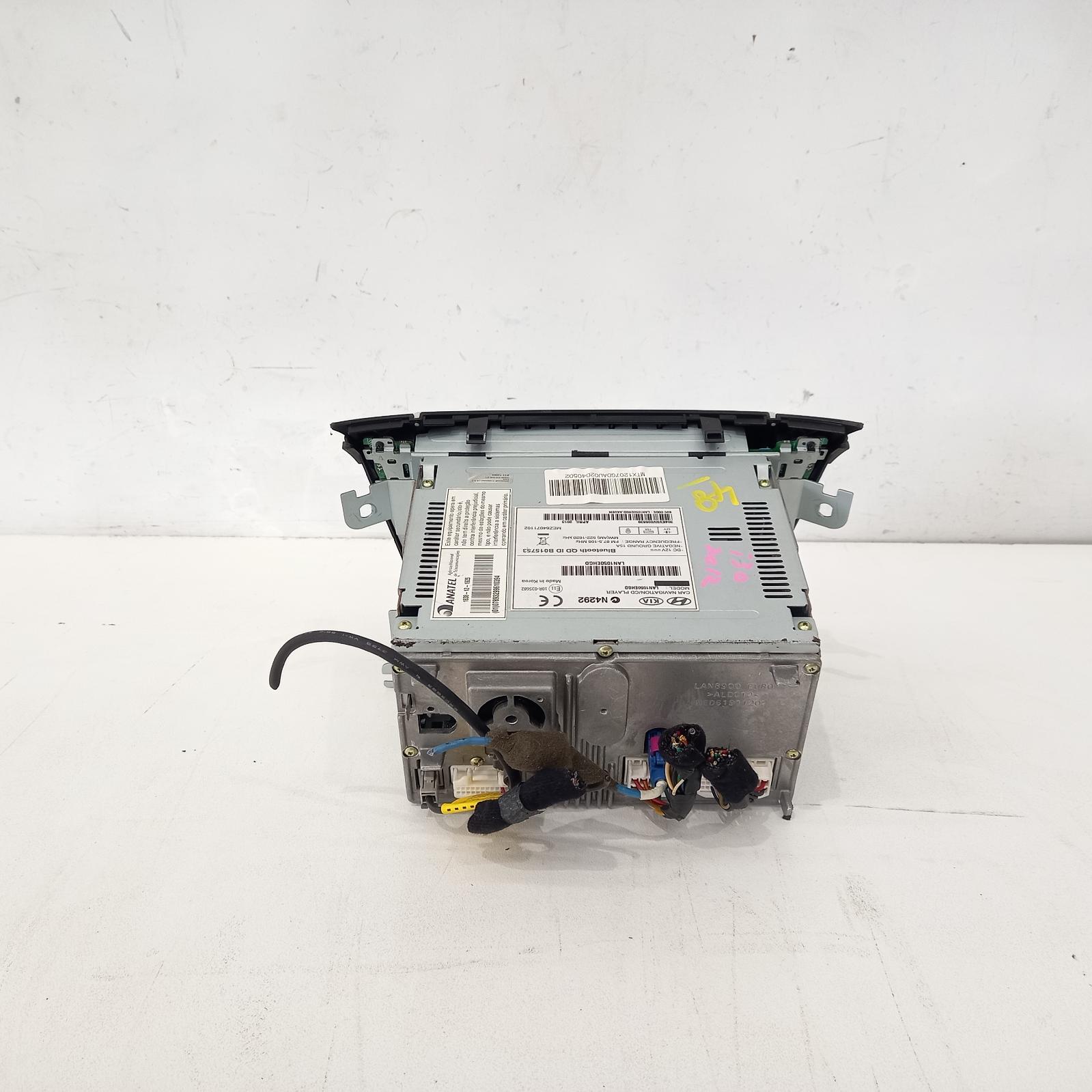 I30 Stereo/head Unit 2012-2017 7 in touchscreen,w/ sat nav,phone controls,mp3,bluetooth,gd,03/12-02/17 partwh #503666