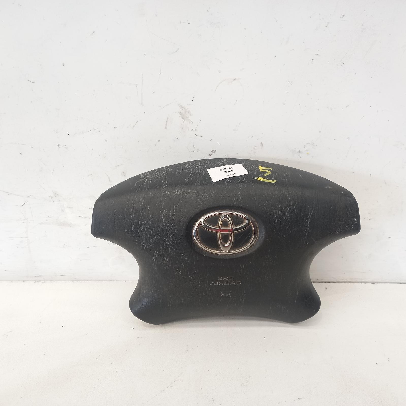 Hilux Airbag Right 2005-2011 steering wheel,black,non audio control type,02/05-06/11 00018261 #504325