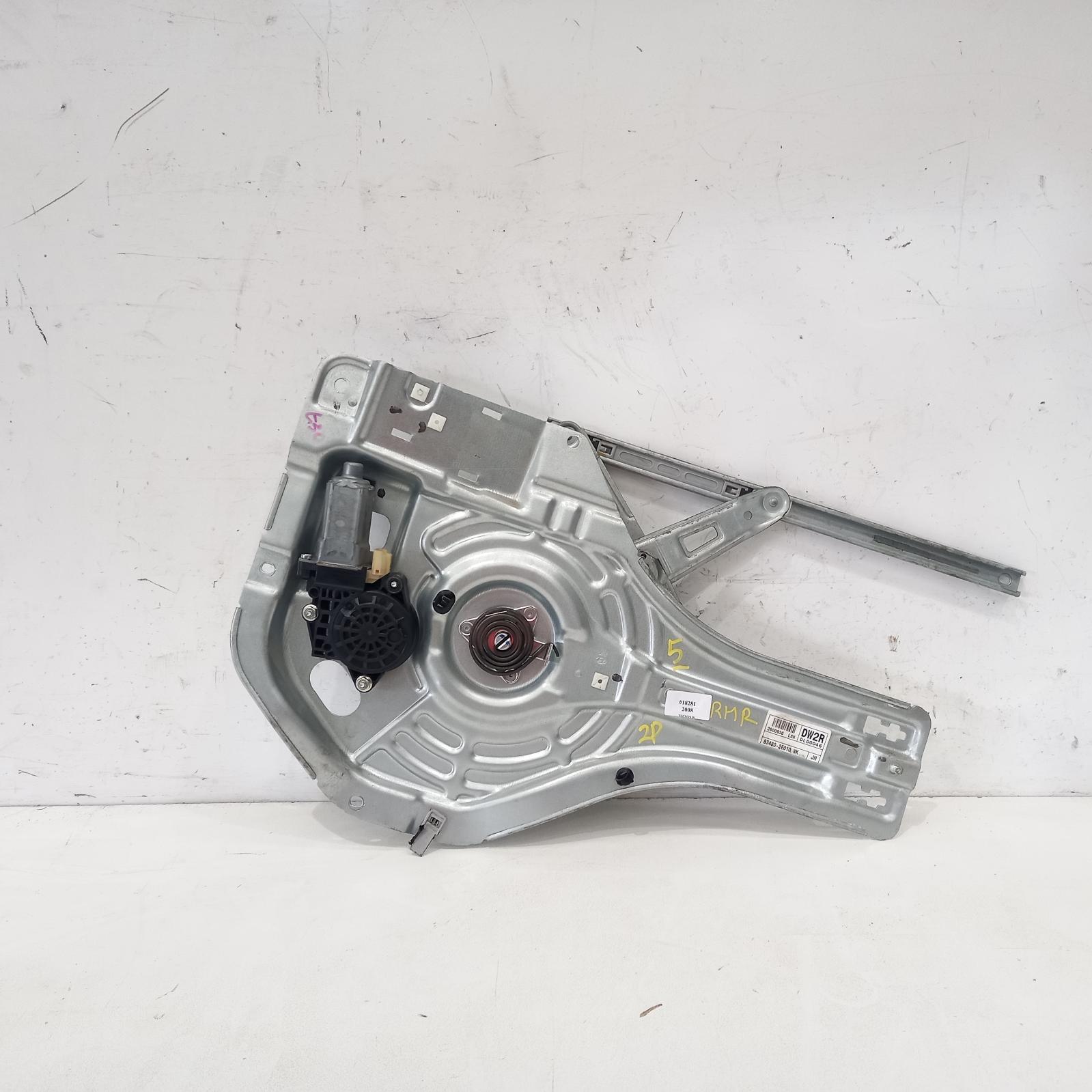 Tucson Window Regulator/motor Rear Right 2004-2010 jm,door reg assy (reg and motor),08/04-01/10 00018281 #506205