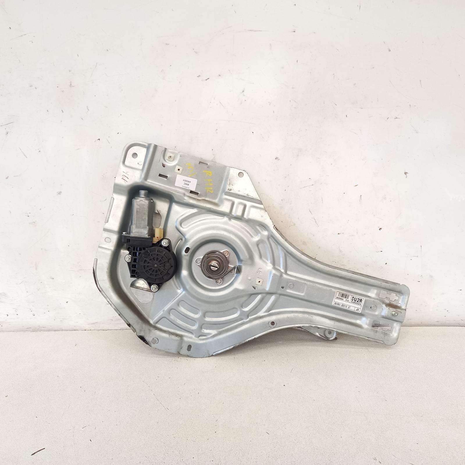 Tucson Window Regulator/motor Rear Right 2004-2010 jm,door reg assy (reg and motor),08/04-01/10 00018369 #513061