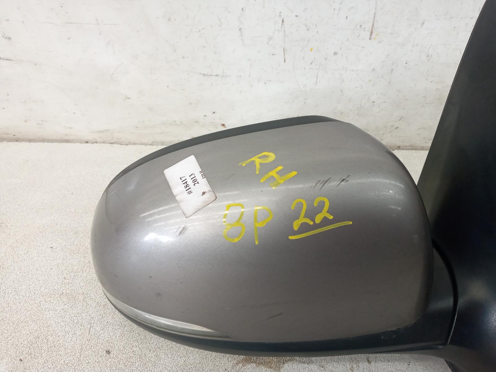 I20 Door Mirror Right 2012-2015 pb,power folding,w/ flasher type,03/12-12/15 00018417 #516236