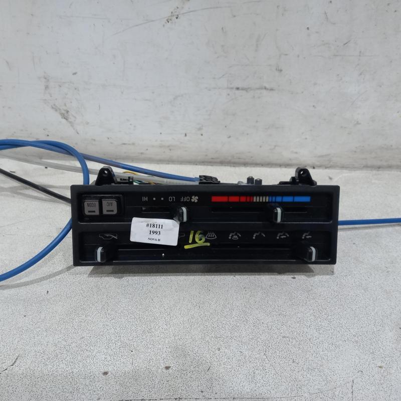 heater/aircon controls