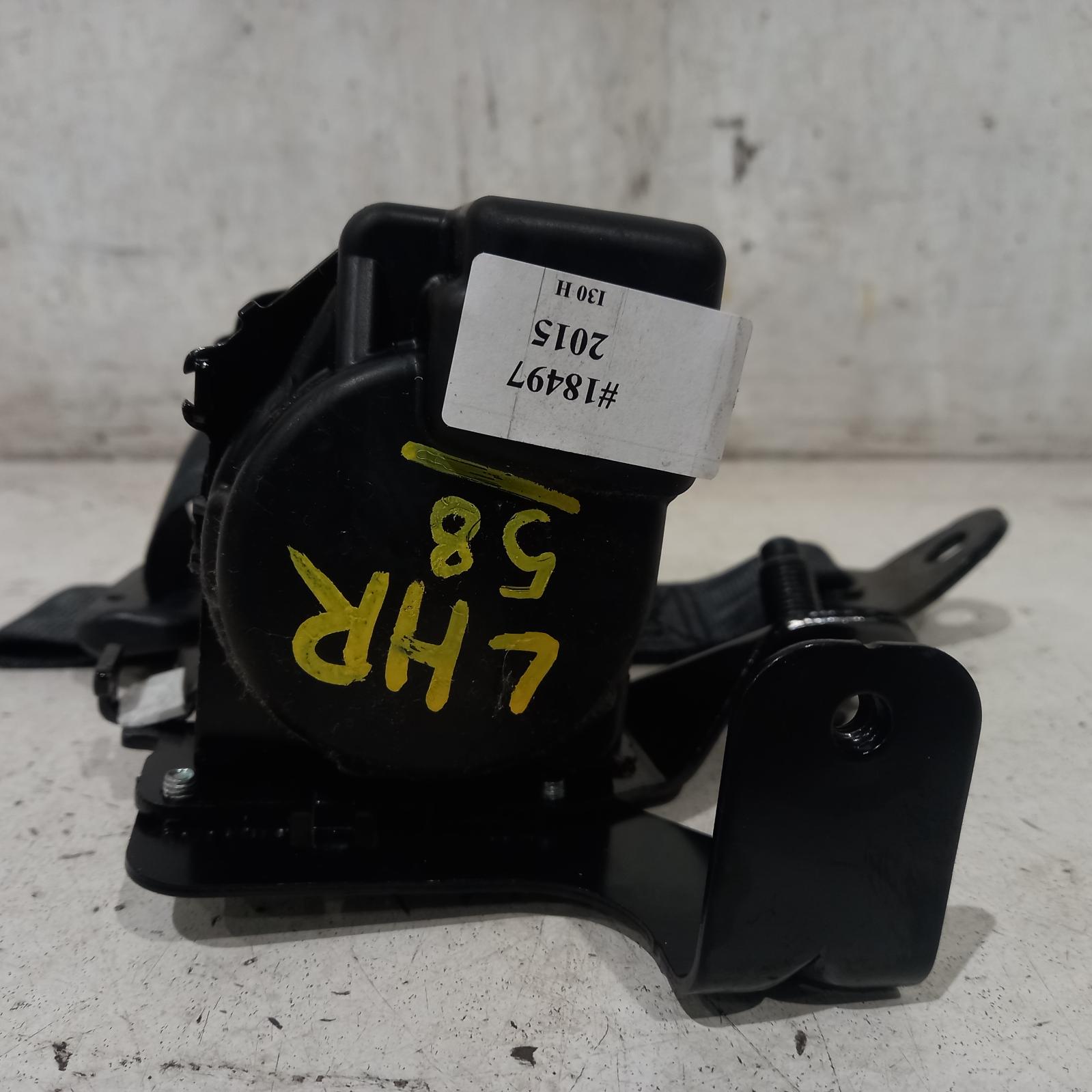 I30 Seat Belt Stalk 2012-2017 lh rear,seat belt only,gd,hatch,03/12-02/17 00018497 #521541