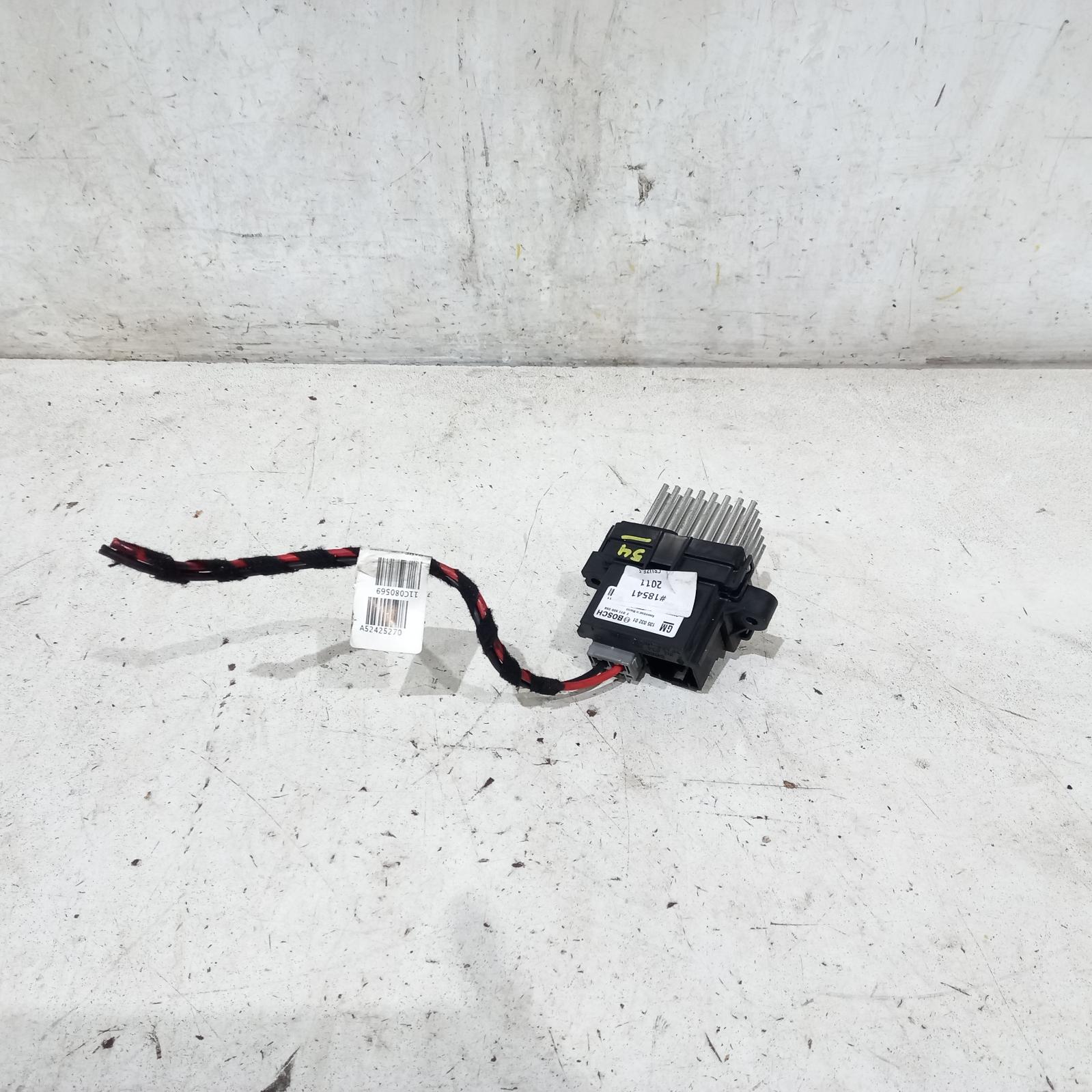 Cruze Fan Speed Resistor 2011-2017 jh,03/11-01/17 00018541 #523115