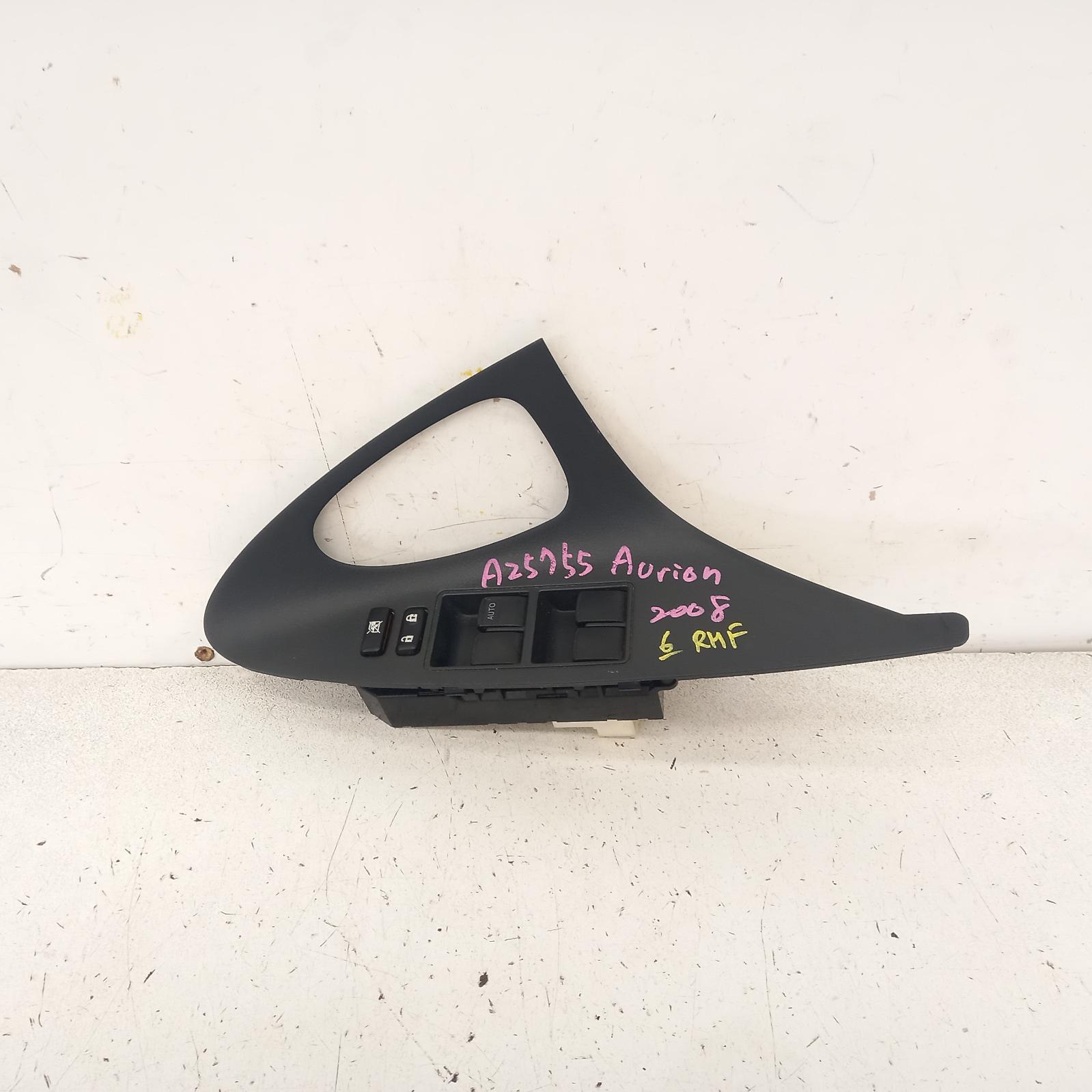 Aurion Power Door Window Switch 2006-2012 rh front (master switch),gsv40r,10/06-03/12 partwh #526963