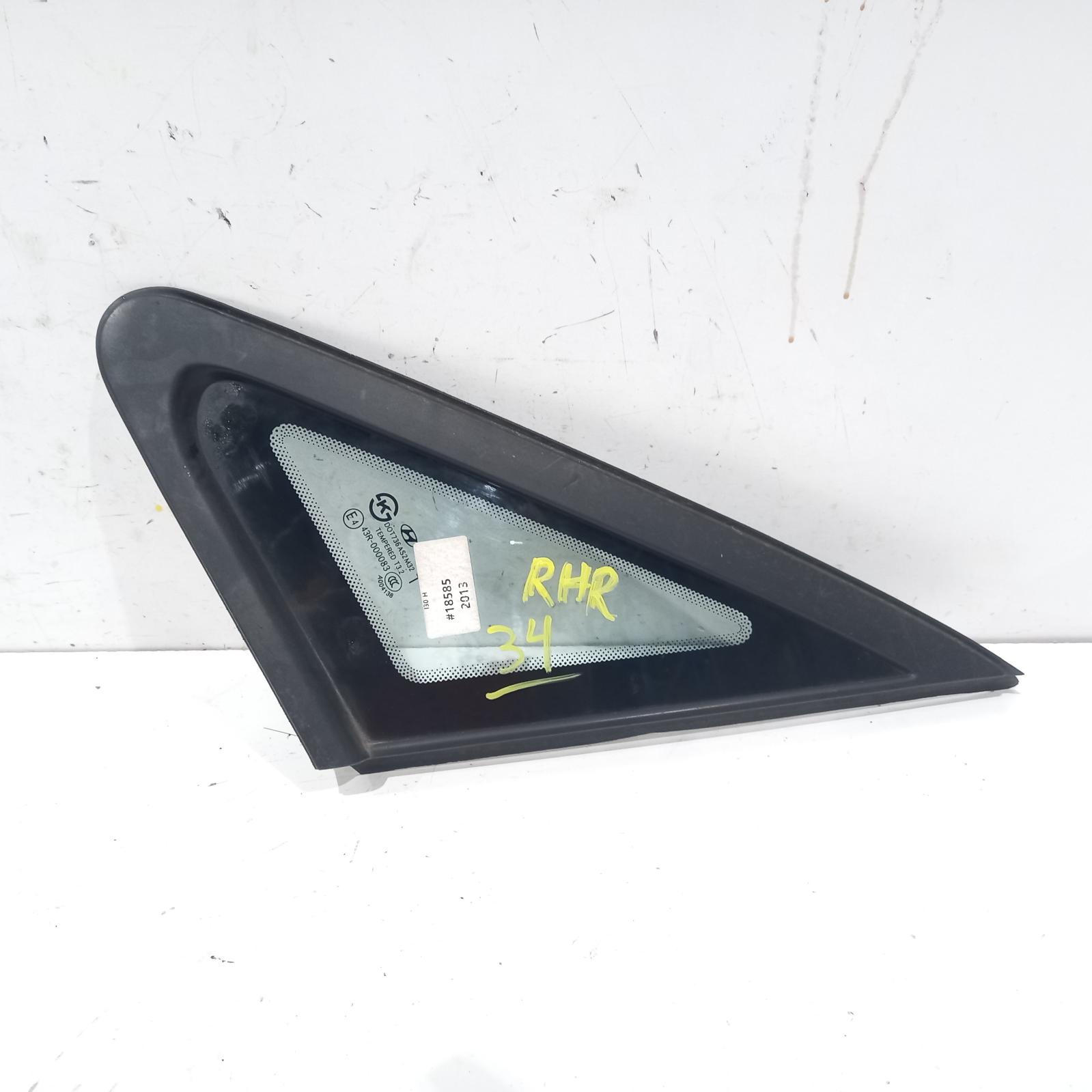 I30 Side Glass Rear Right 2012-2017 gd,5dr hatch,05/12-04/17 00018585 #527716