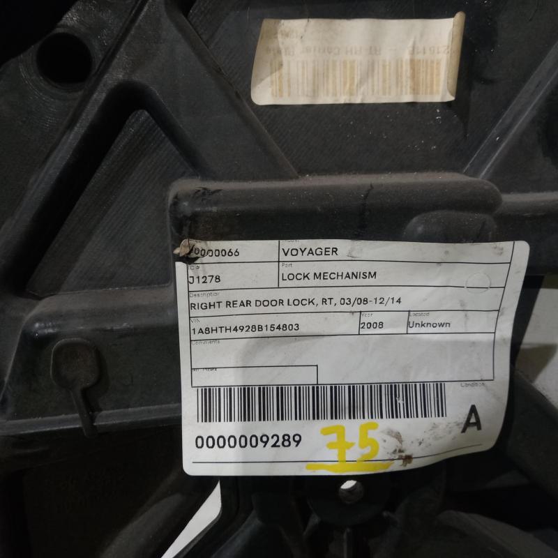 window regulator/motor rear right