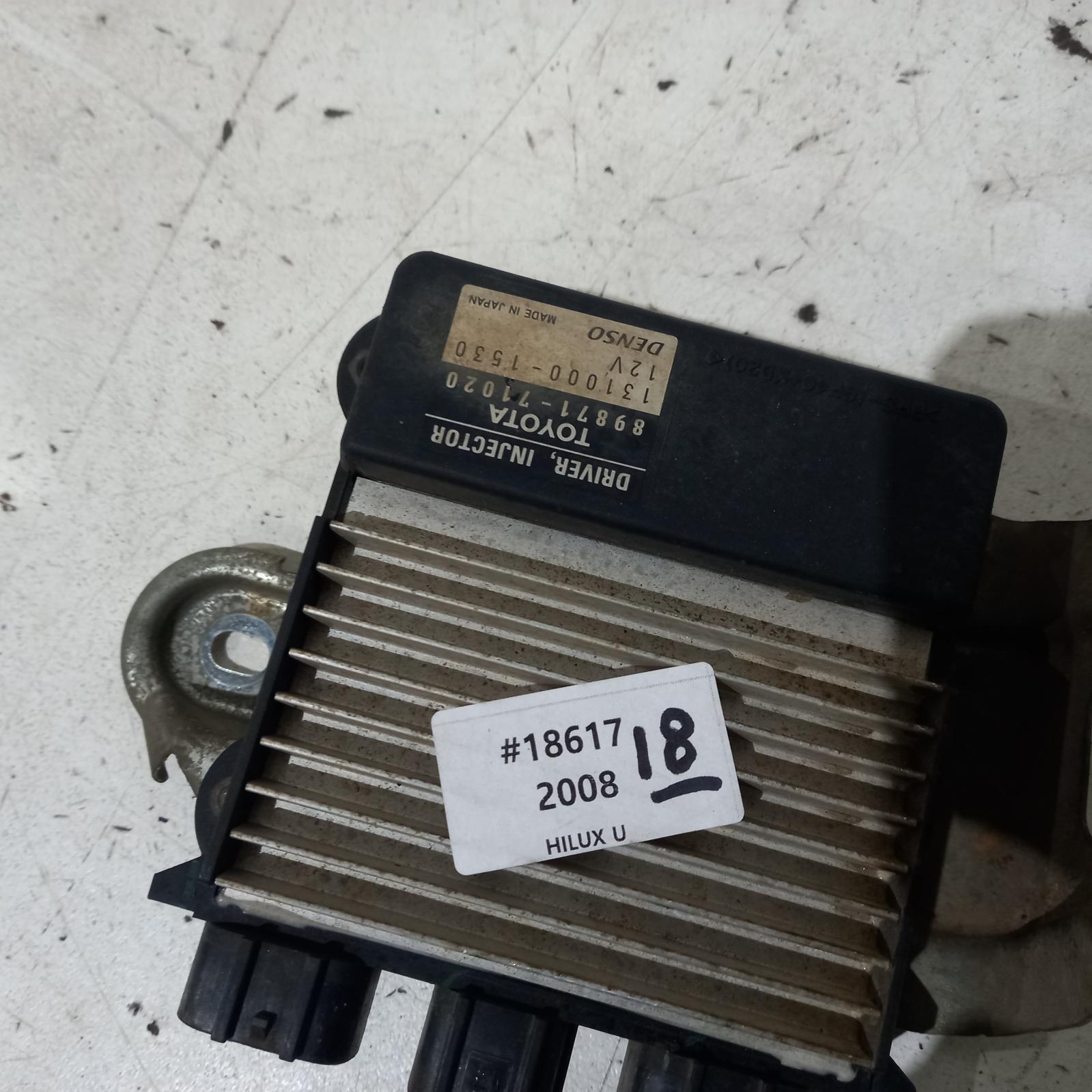 530970, Used ecu for 2008 hilux injector driver, p/n 8987171020, 02/