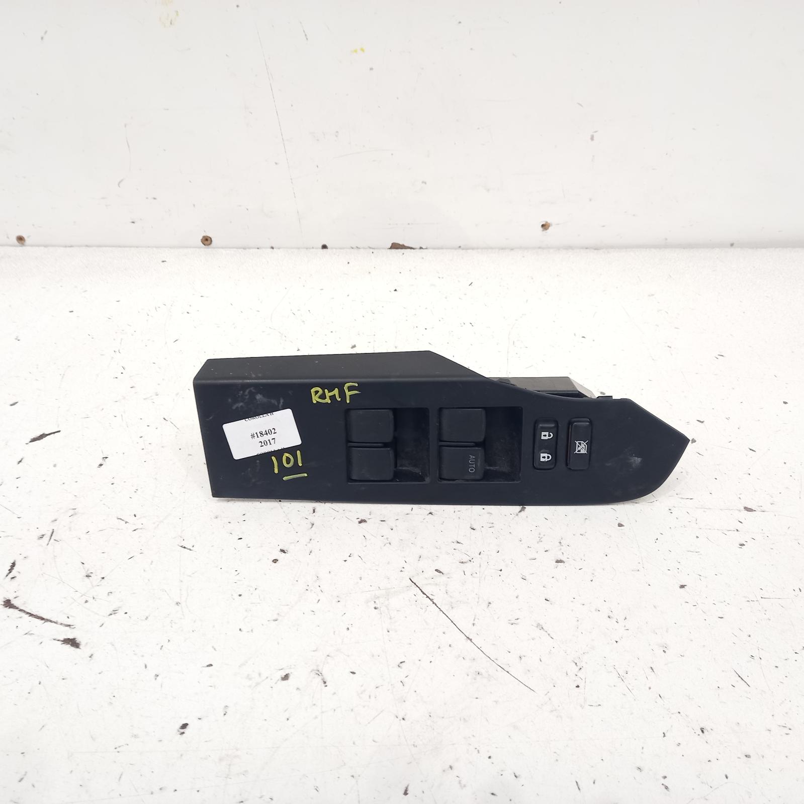 Corolla Power Door Window Switch 2015-2018 rh front (master switch),zre182r,hatch,standard,03/15-06/18 00018402 #531284
