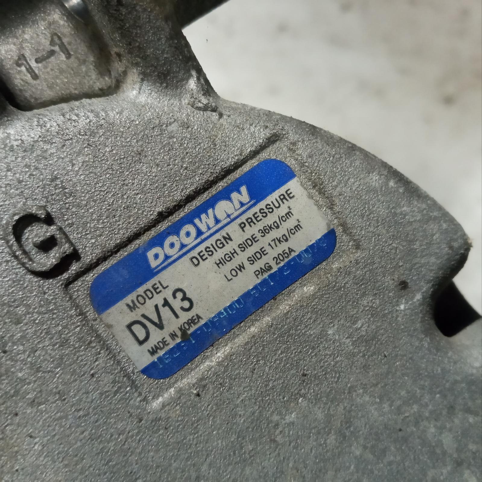 Veloster Aircon Compressor 2014-2018 fs,1.6,g4fd/g4fj,petrol,03/14-02/18 00018097 #543453