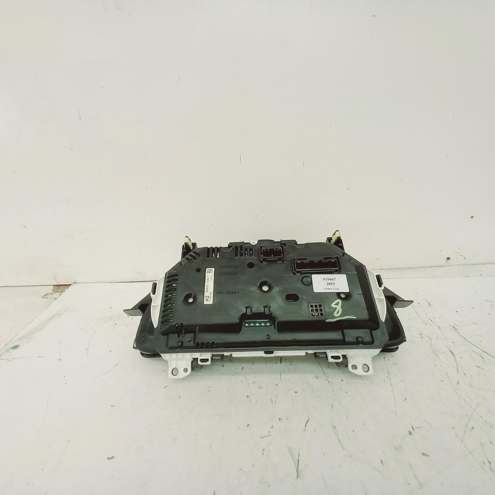 Corolla Instrument Cluster 2012-2015 1.8,2zr-fe,auto t/m,ascent,zre182r,hatch,10/12-05/15 00019467 #560825