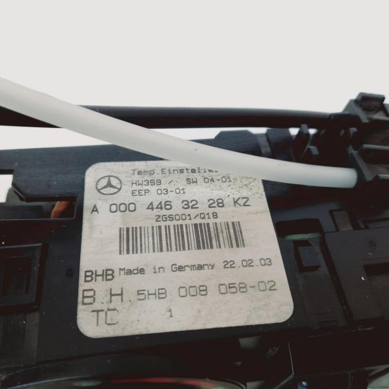 heater/aircon controls