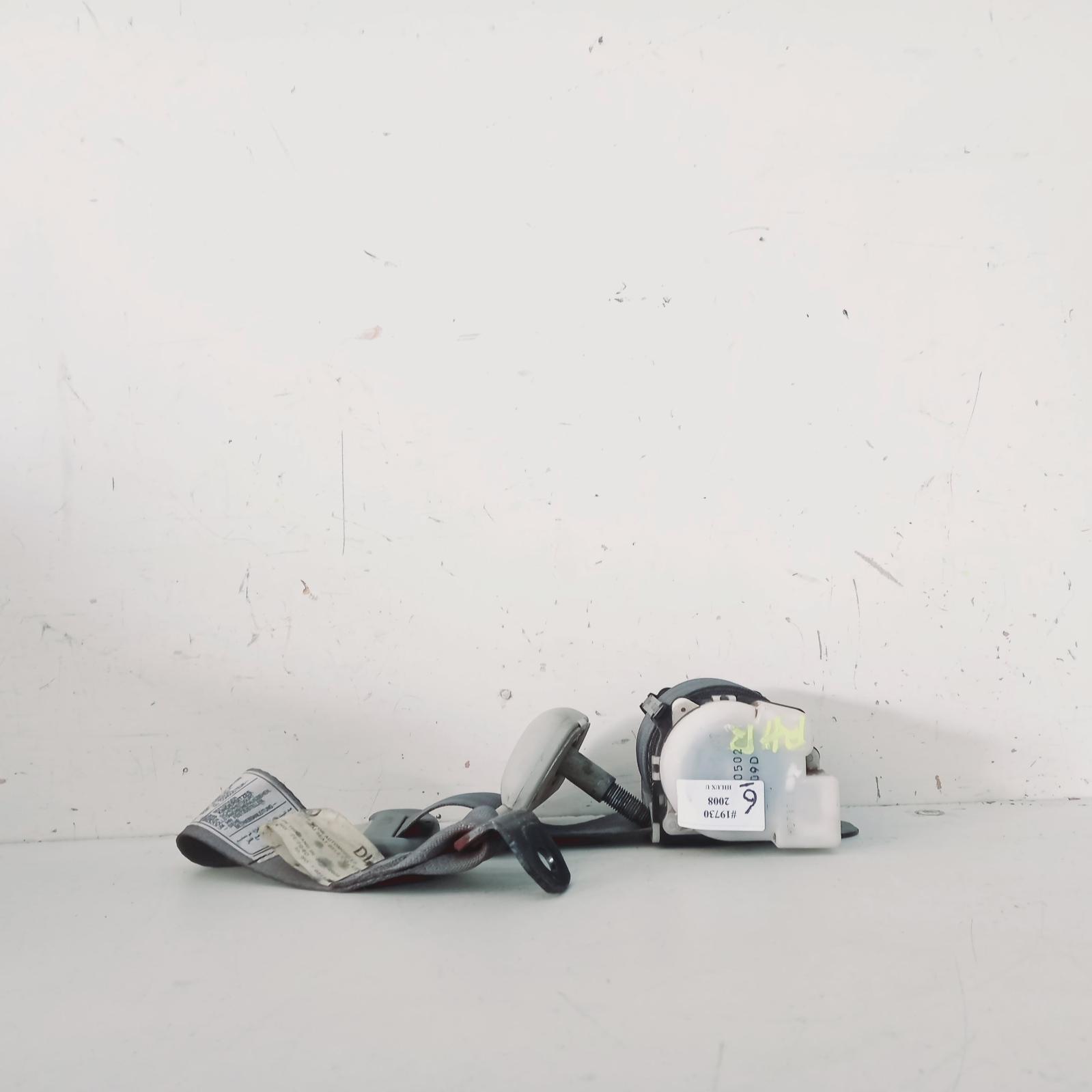 Hilux Seat Belt Stalk 2005-2011 rh rear,seat belt only,dual cab,light grey,03/05-06/11 00019730 #571319