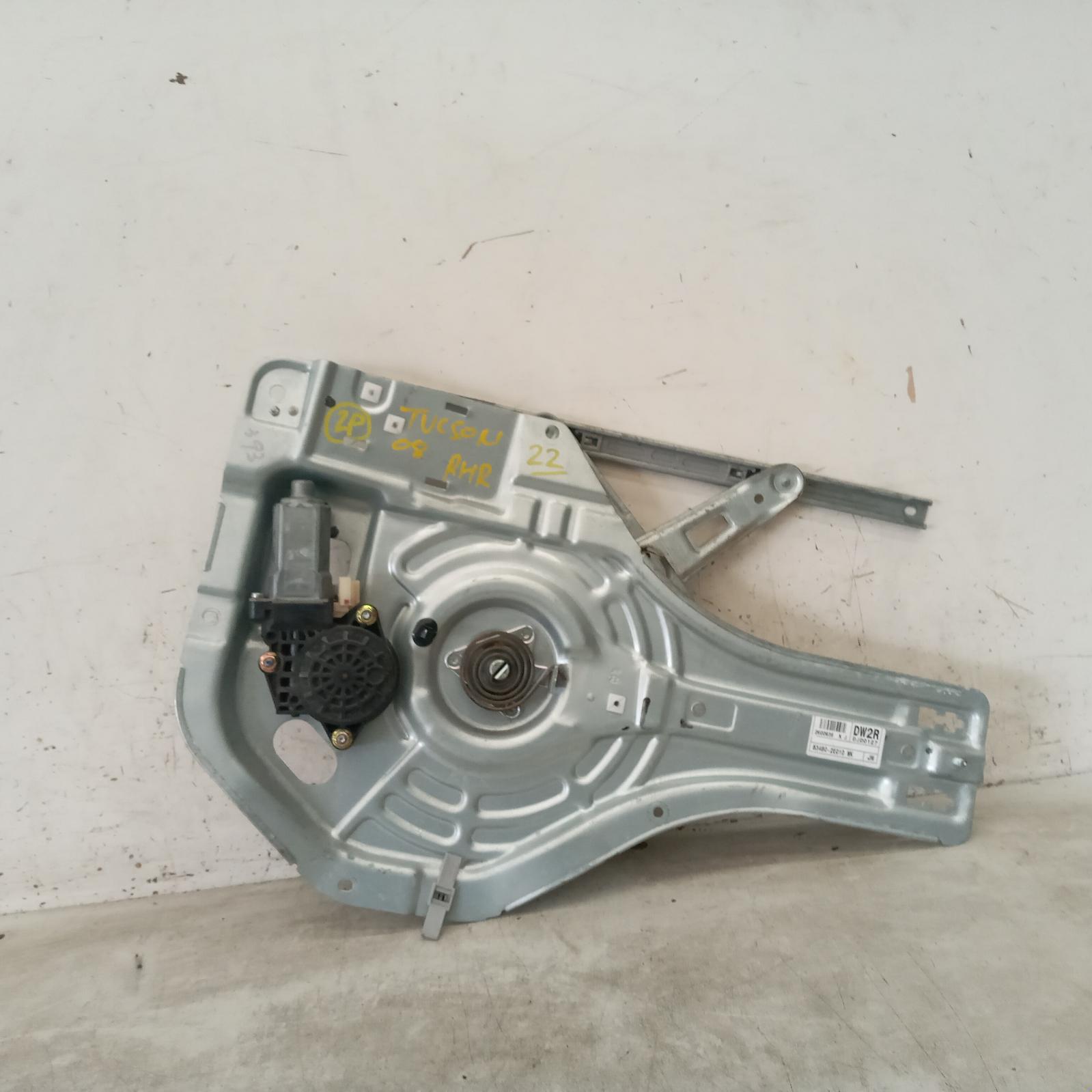 Tucson Window Regulator/motor Rear Right 2004-2010 jm,door reg assy (reg and motor),08/04-01/10 hyonused #581968