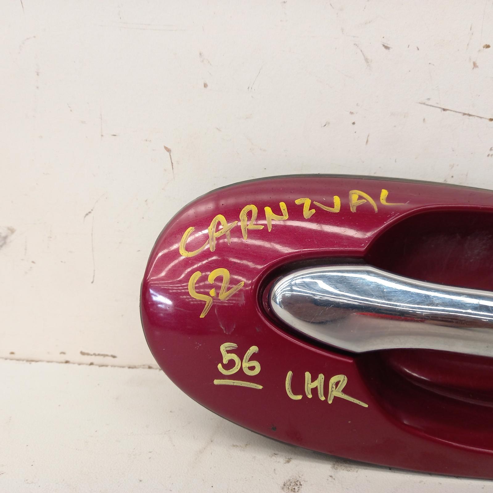 Carnival/Grand Carnival Door Handle 2001-2006 outer,lh rear,kv sii,12/01-09/06 hyonused #589928