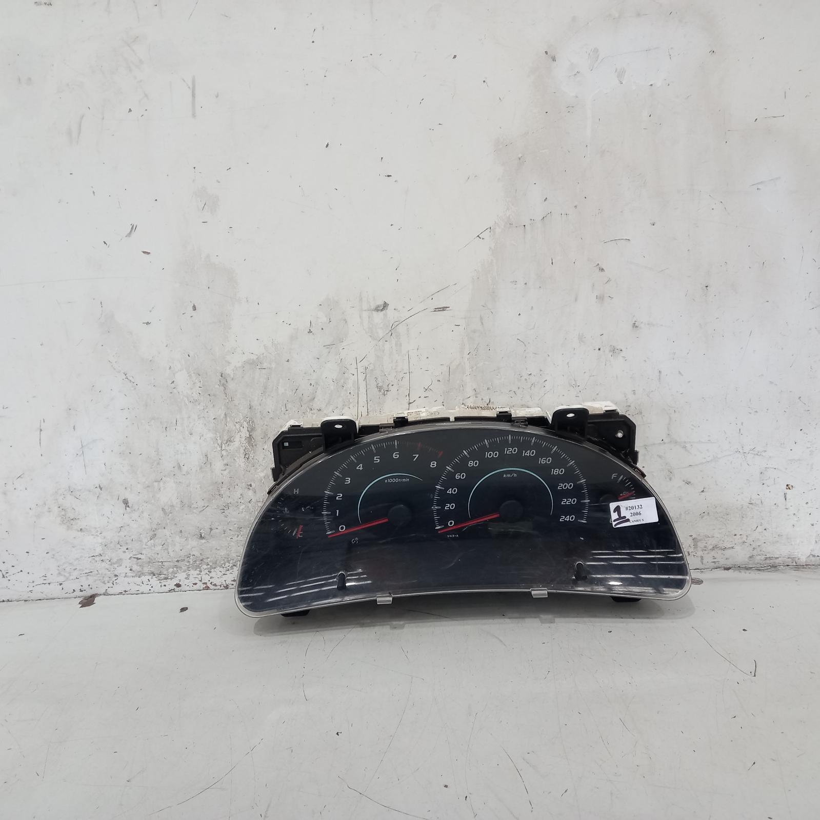 Camry Instrument Cluster 2006-2009 instrument cluster,altise,auto/manual t/m,acv40,06/06-06/09 00020132 #596163