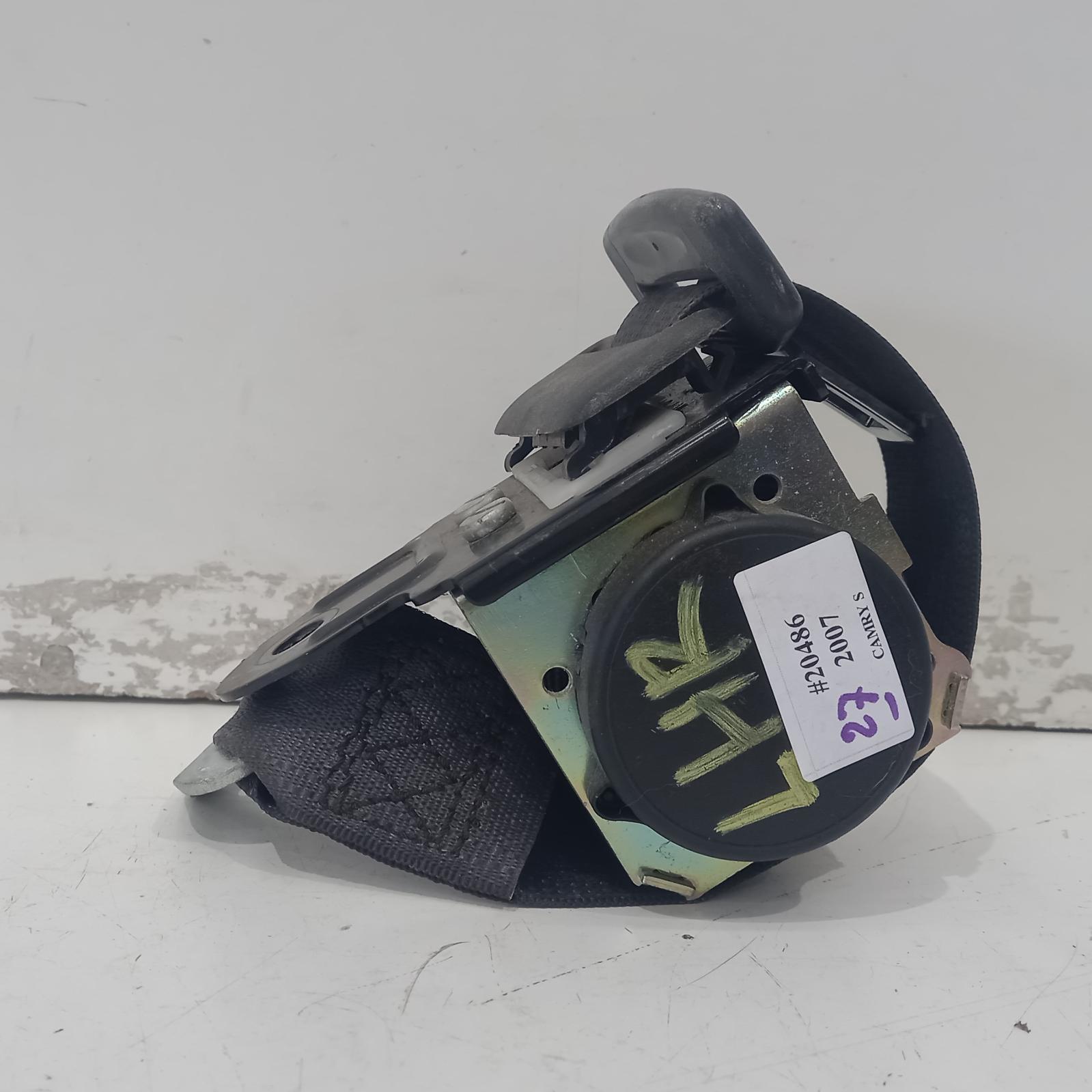 Camry Seat Belt Stalk 2006-2011 lh rear,seat belt only,acv40,06/06-11/11 00020486 #602082