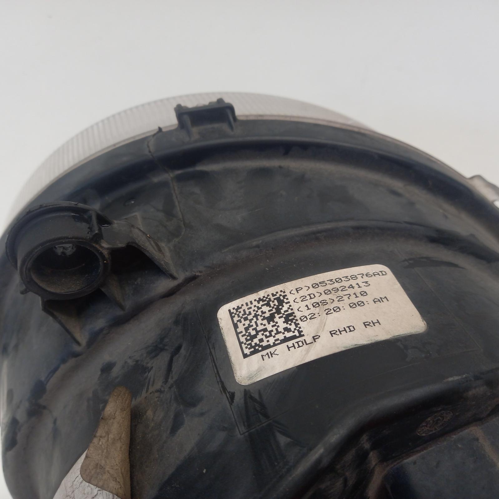 Patriot Headlamp Right 2007-2016 mk,08/07- 00020445 #602160