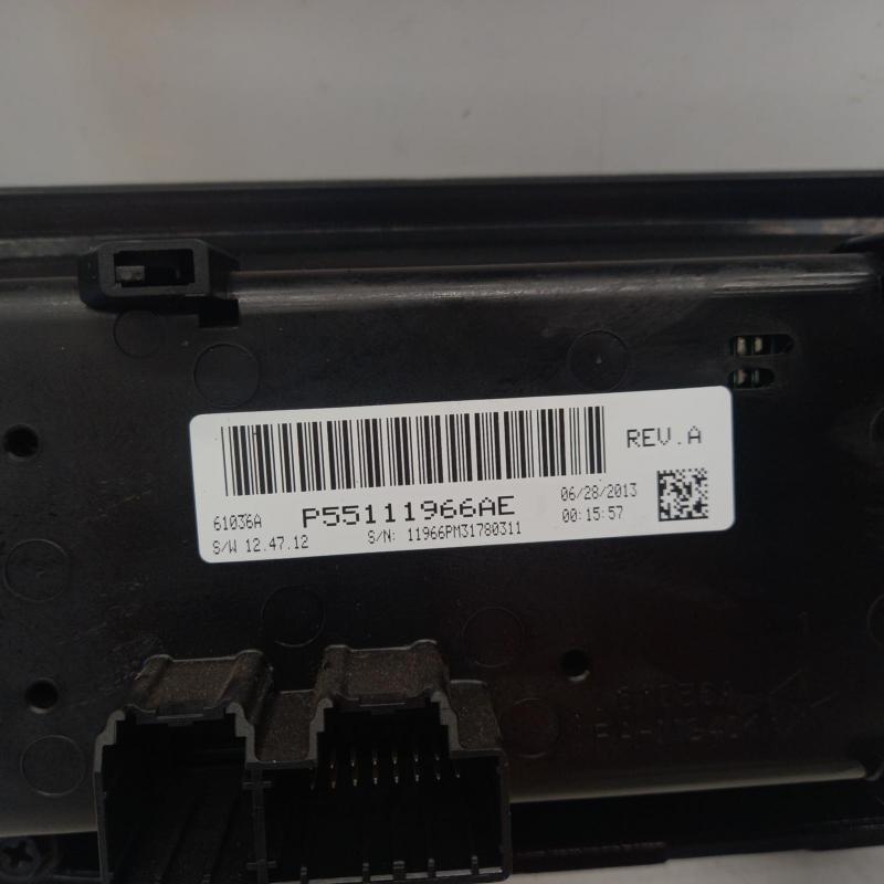 heater/aircon controls