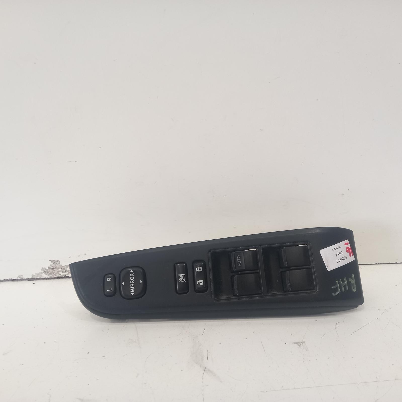 Camry Power Door Window Switch 2011-2017 rh front (master switch),asv50/avv50,12/11-10/17 00020427 #603574