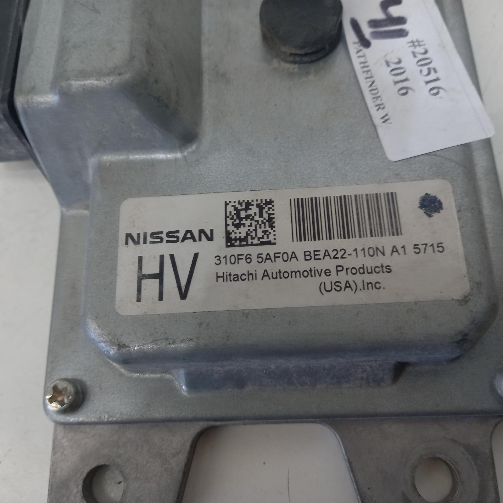 Pathfinder Ecu 2013-2021 transmission ecu,r52,06/13-04/21 00020516 #604313