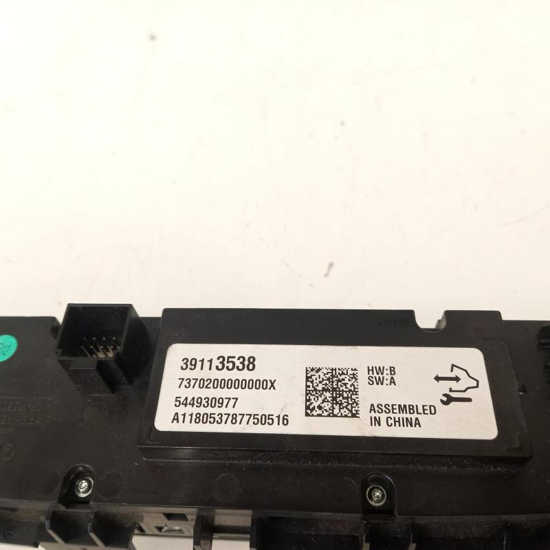 heater/aircon controls