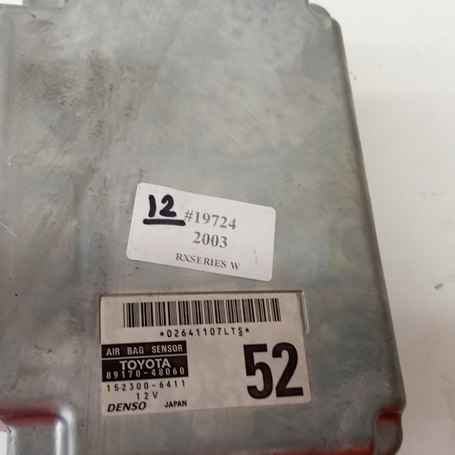 Rxseries Airbag Module/sensor 2003-2005 module,rx330,mcu3#,04/03-11/05 00019724 #606927