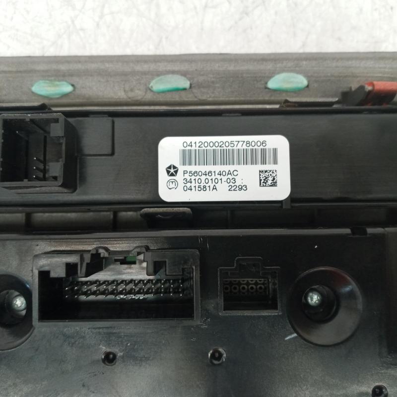 heater/aircon controls