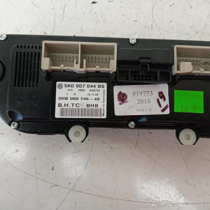 heater/aircon controls