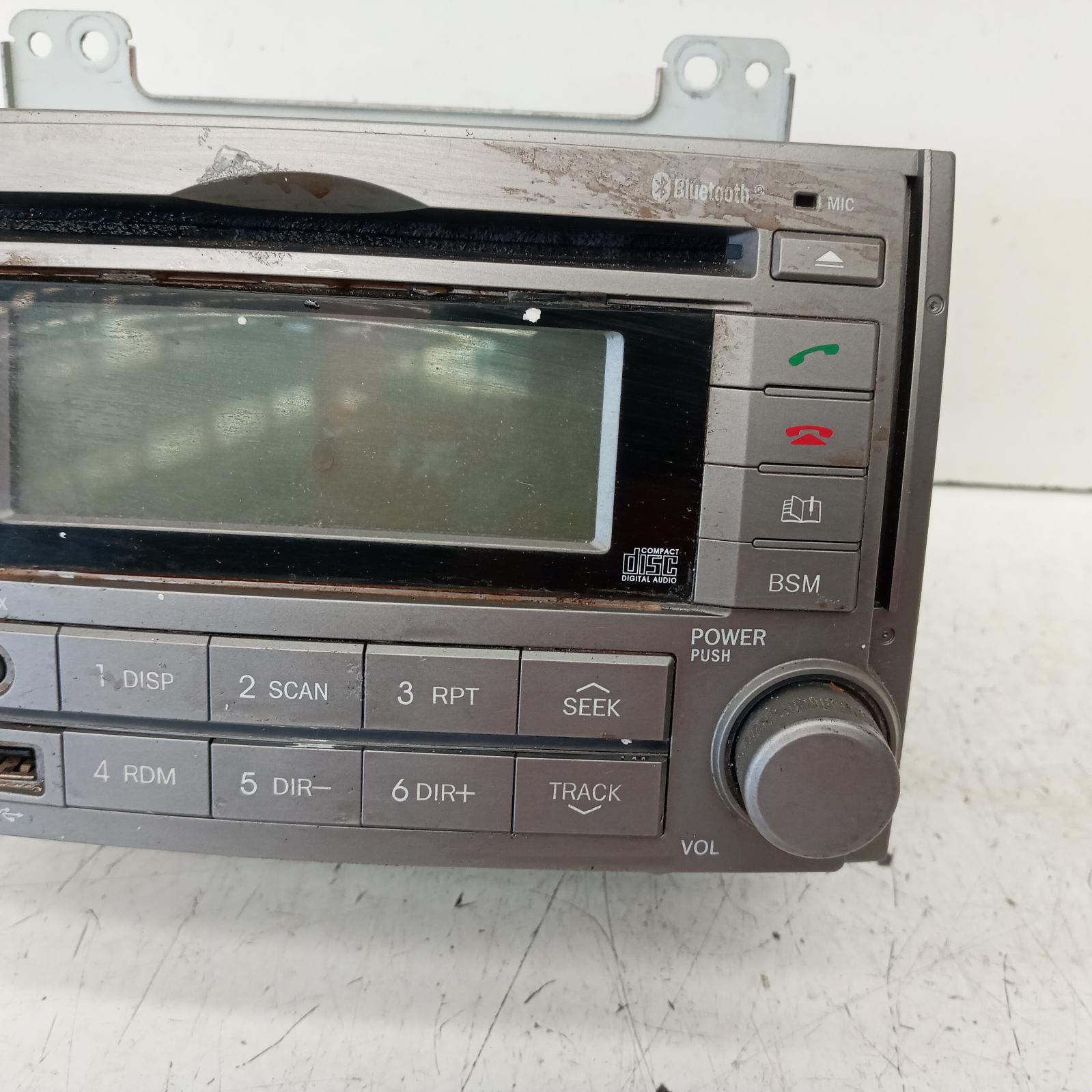 Iload/imax Stereo/head Unit 2010-2015 radio/cd player,tq,silver face,w/ bluetooth type,02/10-08/15 00020847 #612995