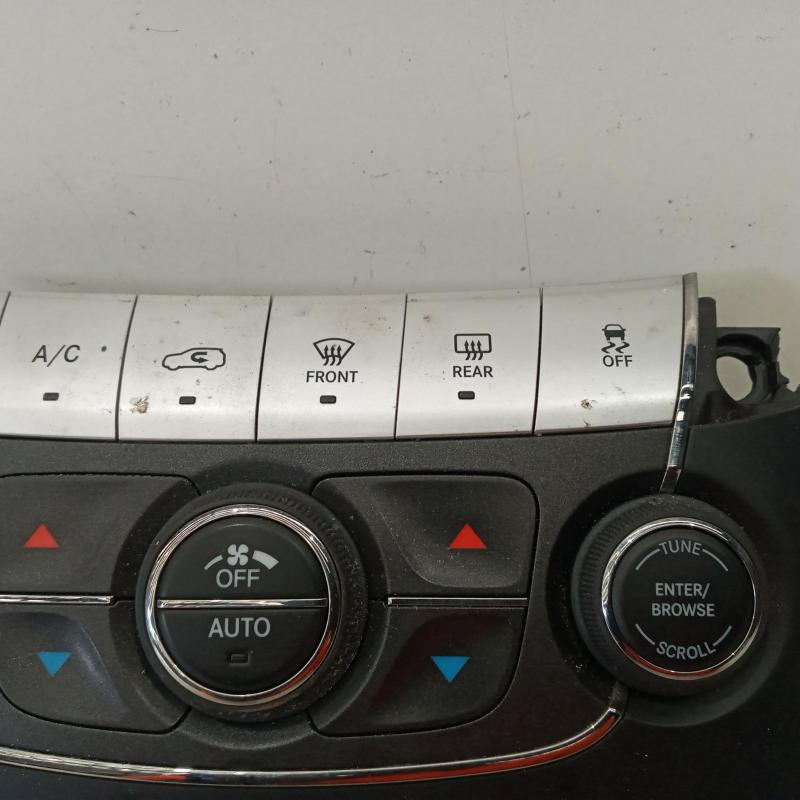 heater/aircon controls