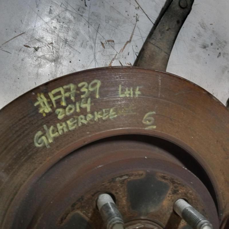 hub assembly front left