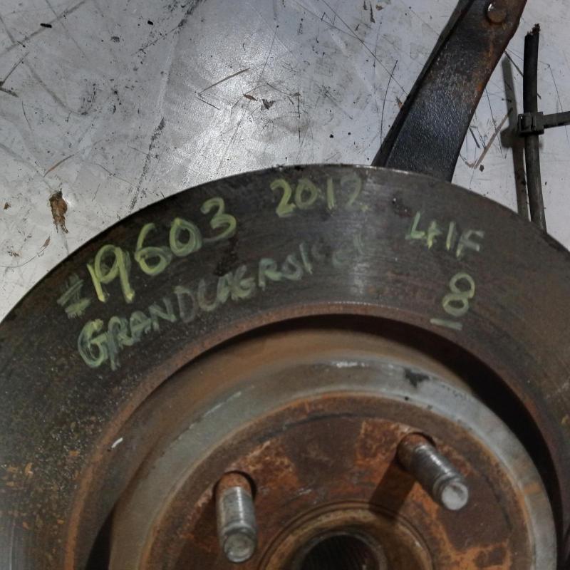 hub assembly front left