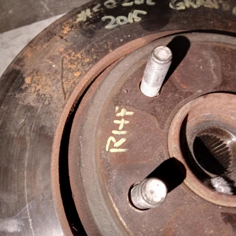 hub assembly front right