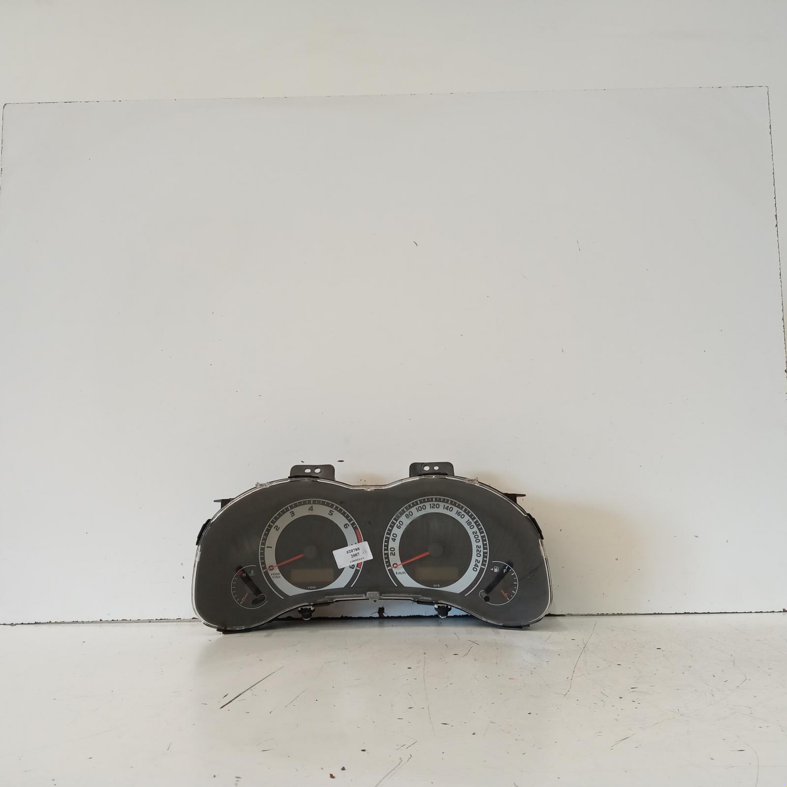 Corolla Instrument Cluster 2007-2010 auto,zre152/153r,sedan,standard type,03/07-02/10 00020788 #616445