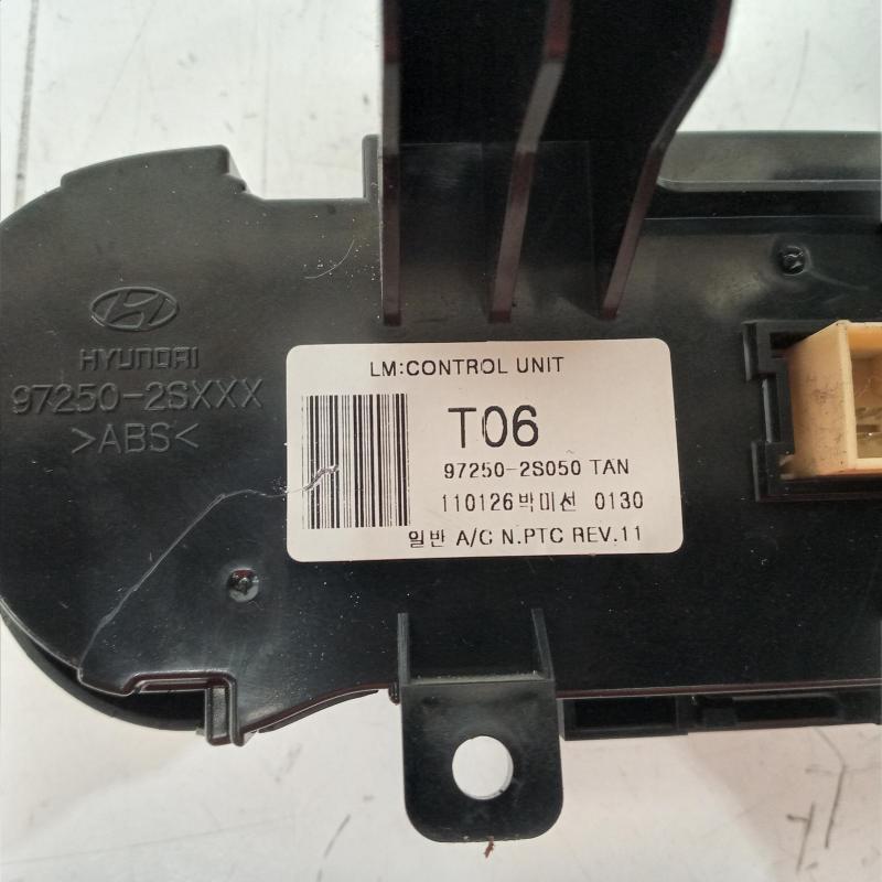 heater/aircon controls