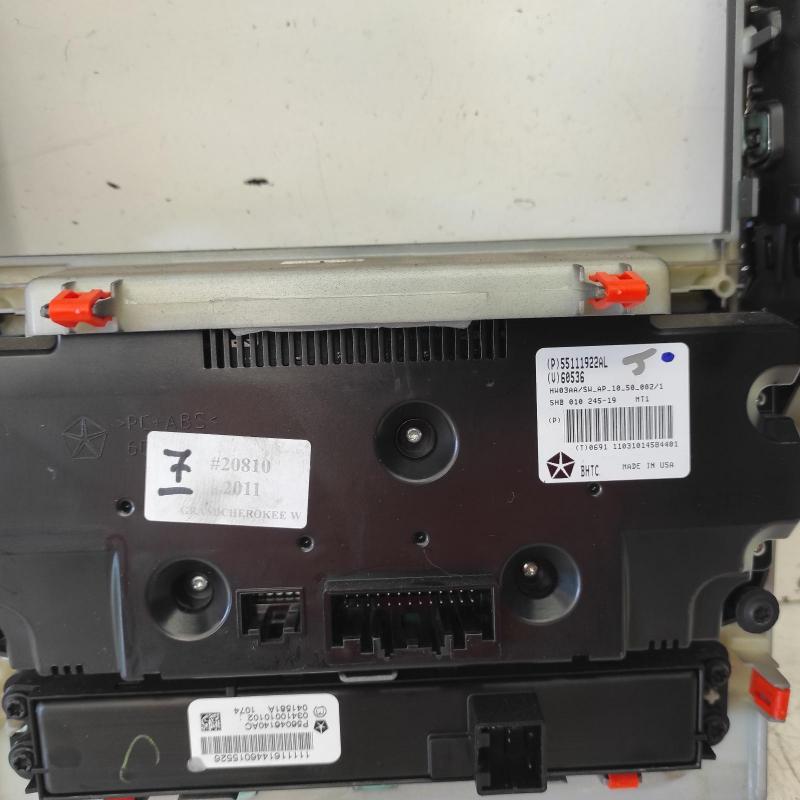 heater/aircon controls