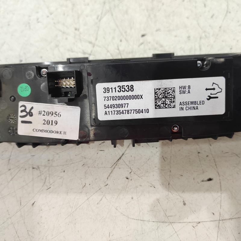 heater/aircon controls